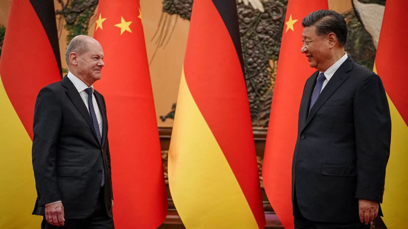 German Chancellor Olaf Scholz meets Chinese President Xi Jinping in Beijing