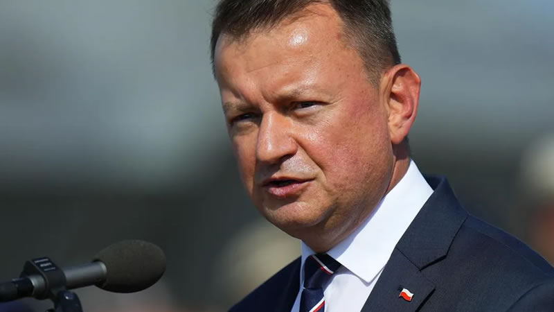 Polish Defense Minister Mariusz Blaszczak