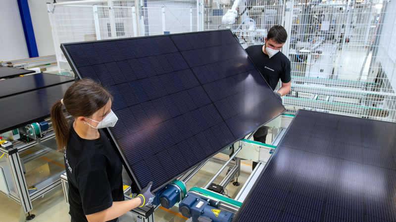 Siliziumchips für Solarzellen