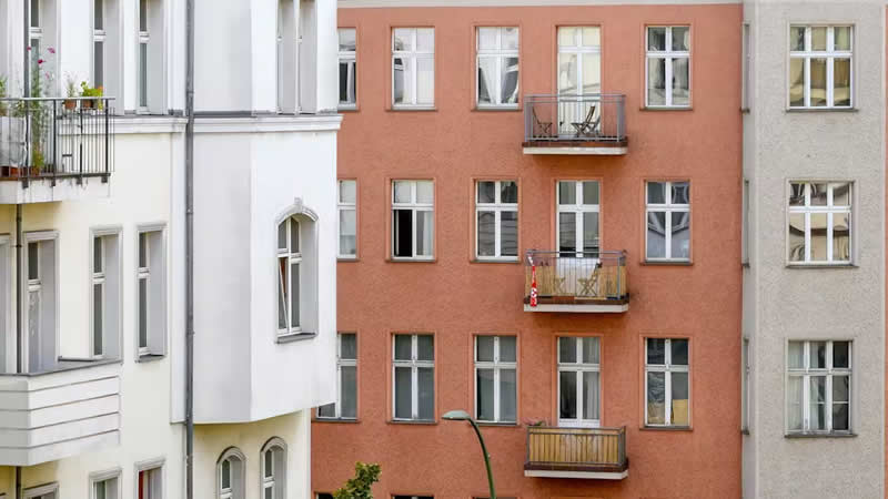 德国公寓楼外景