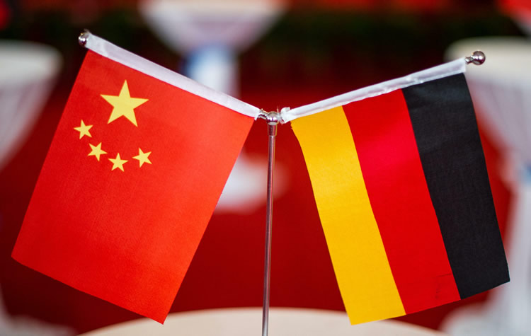 China Germany flag