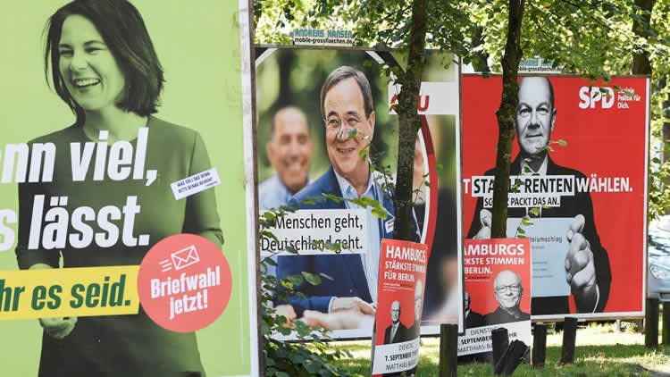德国选举宣传画
